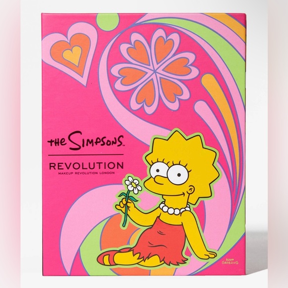 The Simpsons Summer Of Love Revolution Lisa Makeup Palette 12 Shades Eyeshadow - Picture 9 of 10